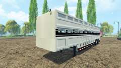 Semi-trailer for transportation of livestock for Farming Simulator 2015