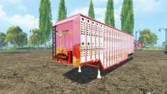 Semitrailer-cattle USA for Farming Simulator 2015
