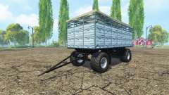 Trailer for transportation of livestock v2.0 for Farming Simulator 2015