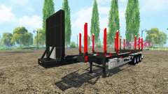 Huttner timber trailer for Farming Simulator 2015