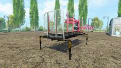 A timber platform with manipulator v1.2 for Farming Simulator 2015
