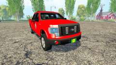 Ford F-150 Fire Department for Farming Simulator 2015