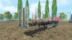 Semi-trailer Fliegl timber v2.0 for Farming Simulator 2015