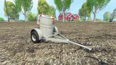 Trailer with tank for milk for Farming Simulator 2015