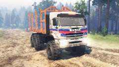 KamAZ 44118 for Spin Tires