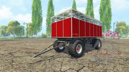 Trailer for transportation of cattle for Farming Simulator 2015