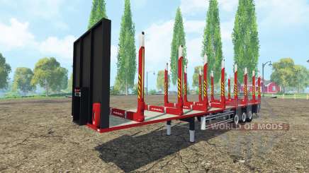 Semi-trailer Kogel timber for Farming Simulator 2015