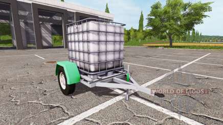 The trailer with water tank for Farming Simulator 2017