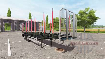 Semi-trailer Fliegl timber for Farming Simulator 2017