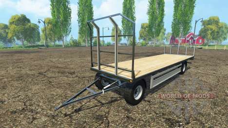 Fliegl bales trailer for Farming Simulator 2015