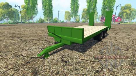 Lowboy trailer Fendt for Farming Simulator 2015