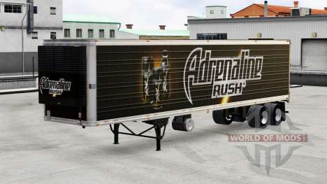 Skins beverages on the trailer for American Truck Simulator