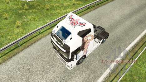 Antonia skin for Volvo truck for Euro Truck Simulator 2