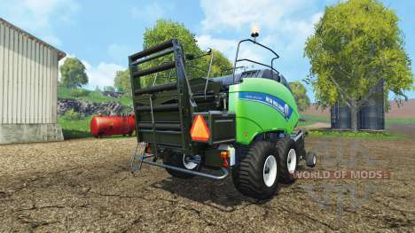 New Holland BigBaler 1290 gras bale v4.0 for Farming Simulator 2015