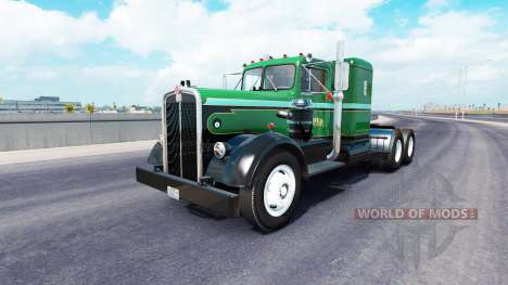 The skin on the Palmer Trucking LLC truck Kenwor for American Truck Simulator