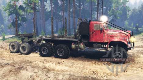 KrAZ 255 of the USSR for Spin Tires