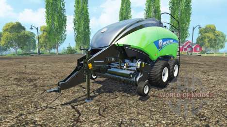 New Holland BigBaler 1290 gras bale v3.0 for Farming Simulator 2015