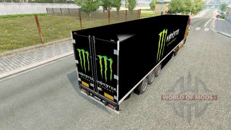 Skin Monster Energy for semi for Euro Truck Simulator 2