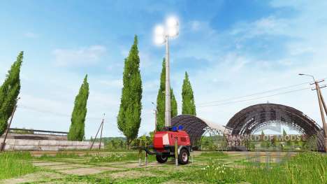Autonomous mast lighting for Farming Simulator 2017