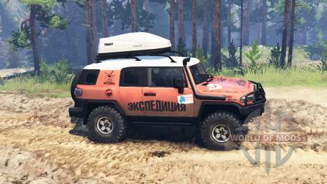 Toyota FJ Cruiser Expedition for Spin Tires