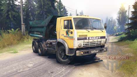 KamAZ-55118 for Spin Tires