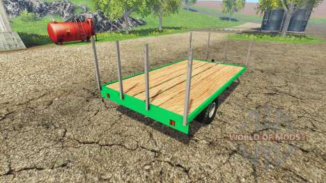 Trailer for small bales v2.0 for Farming Simulator 2015