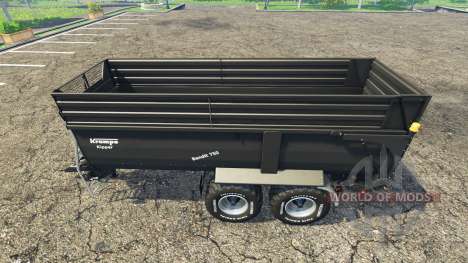 Krampe Bandit 750 black edition for Farming Simulator 2015