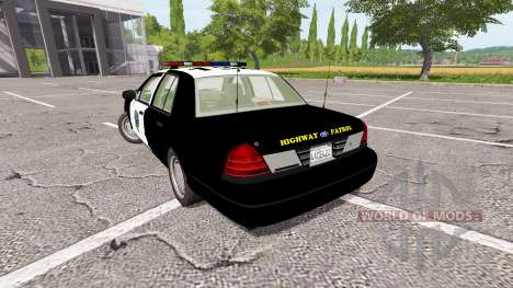 Ford Crown Victoria Police v1.1 for Farming Simulator 2017