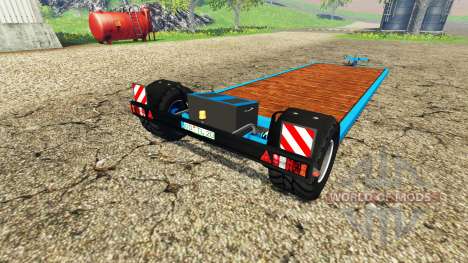 Low platform trailer v3.0 for Farming Simulator 2015