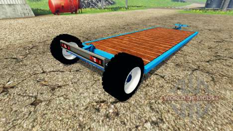 Low platform trailer v2.0 for Farming Simulator 2015