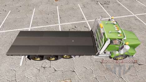 Lizard SX 210 Twinstar Flatbed 4-axles for Farming Simulator 2017