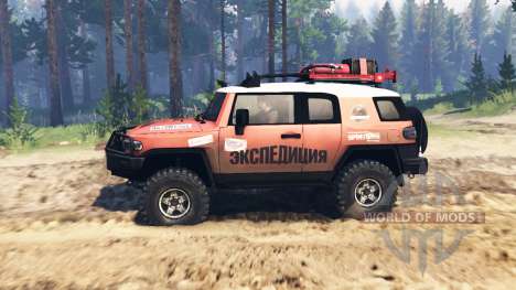Toyota FJ Cruiser Expedition for Spin Tires