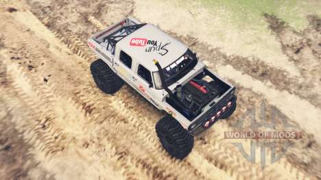 Ford F-250 Crew Cab for Spin Tires