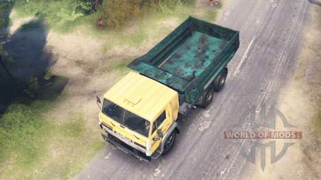 KamAZ-55118 for Spin Tires