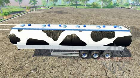 Molokovozy semi-trailer Fliegl v0.9 for Farming Simulator 2015
