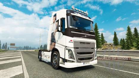 Antonia skin for Volvo truck for Euro Truck Simulator 2