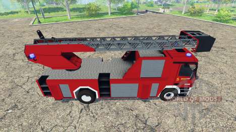 Mercedes-Benz Actros 4141 Belgian Fire Truck for Farming Simulator 2015