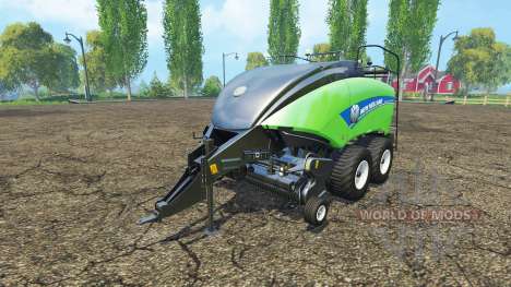 New Holland BigBaler 1290 gras bale v4.0 for Farming Simulator 2015