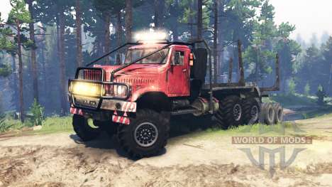 KrAZ 255 of the USSR for Spin Tires