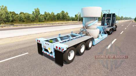 Low sweep with a cargo of nuclear waste for American Truck Simulator