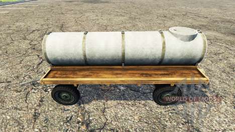 Trailer with tank for Farming Simulator 2015