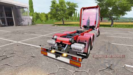 Scania R730 hooklift v1.0.2 for Farming Simulator 2017