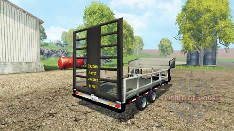Two-axle trailer for Farming Simulator 2015