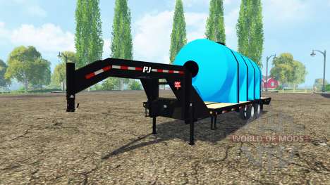 PJ Trailers Gooseneck fertilizer for Farming Simulator 2015