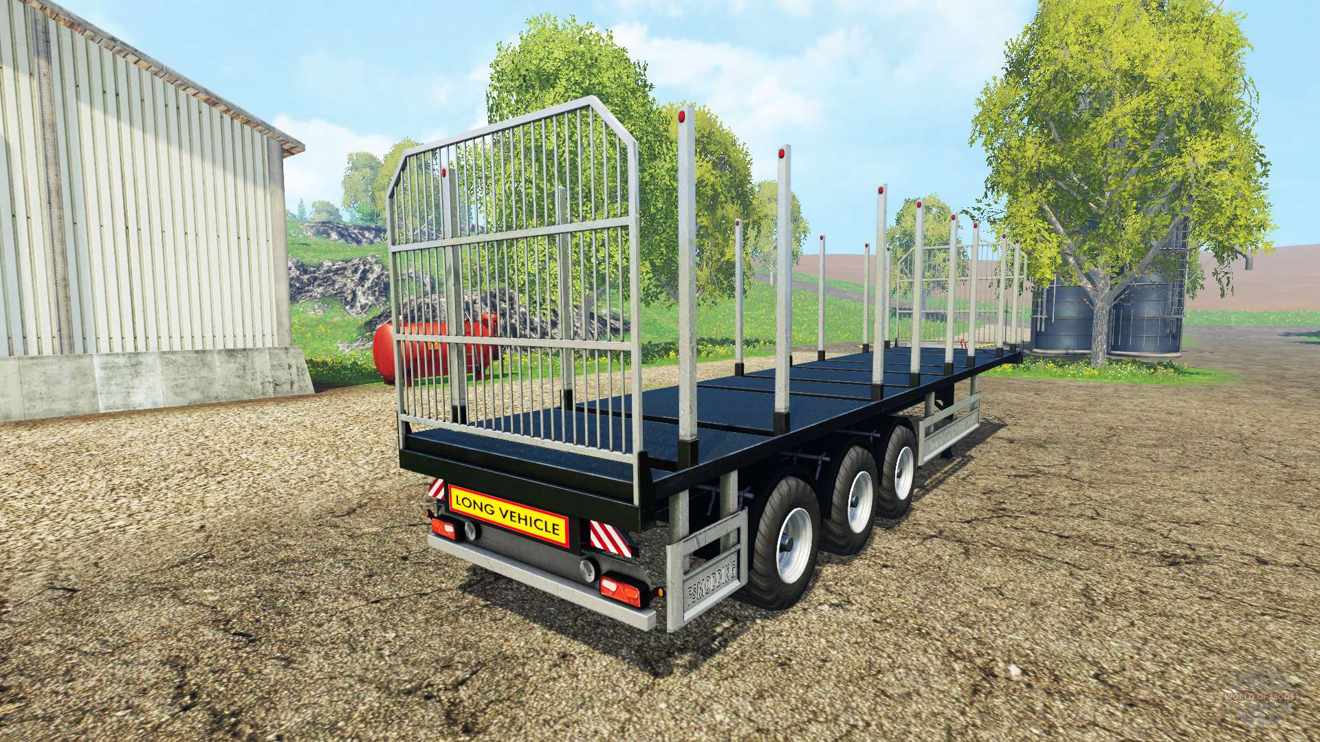 a bale trailer mod for fs19