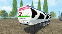 Molokovozy semi-trailer Fliegl v0.9 for Farming Simulator 2015