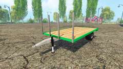 Trailer for small bales v2.0 for Farming Simulator 2015