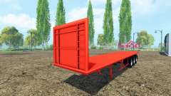 Semi-trailer platform for Farming Simulator 2015
