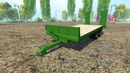 Lowboy trailer Fendt for Farming Simulator 2015