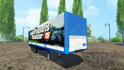 Curtain side semitrailer Kogel for Farming Simulator 2015